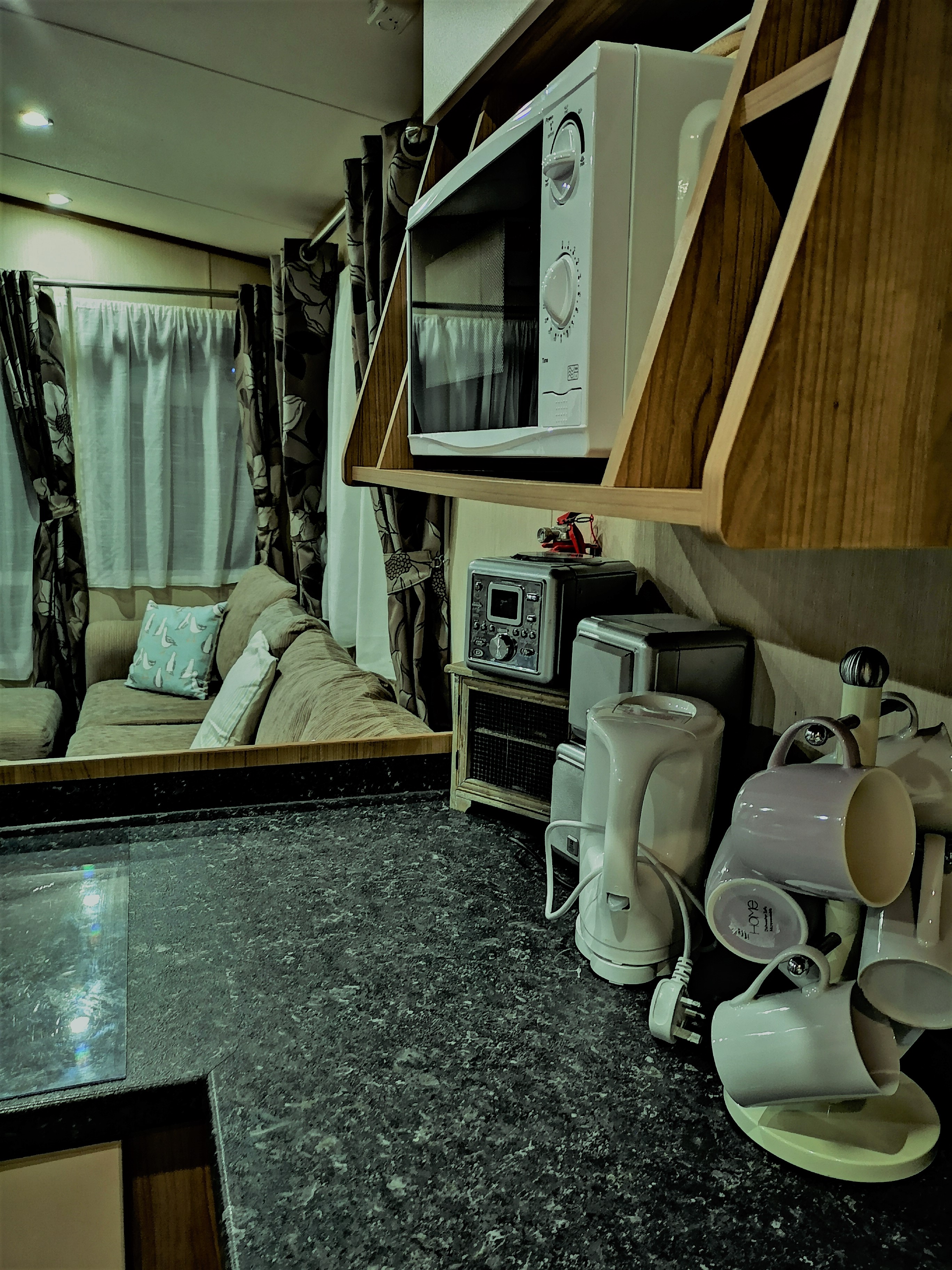 Caravan kitchen